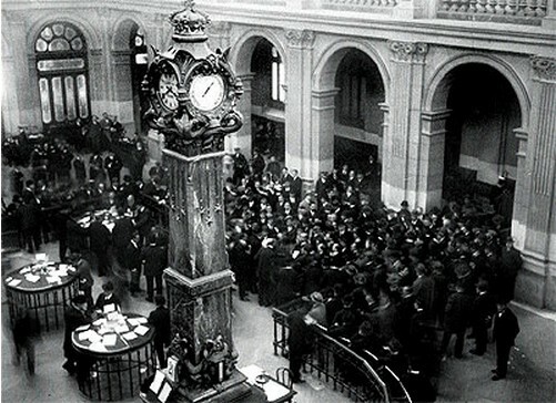 Inicio del funcionamiento de la bolsa de Madrid