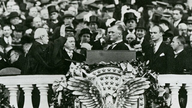 Franklin D. Roosevelt Inaugurated