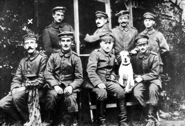 Hitler joins the first World War