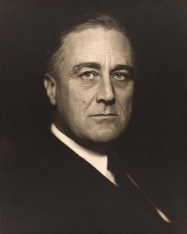 Franklin D. Roosevelt Elected 32nd President of the US