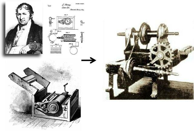 Primer máquina de fresar de Whitney