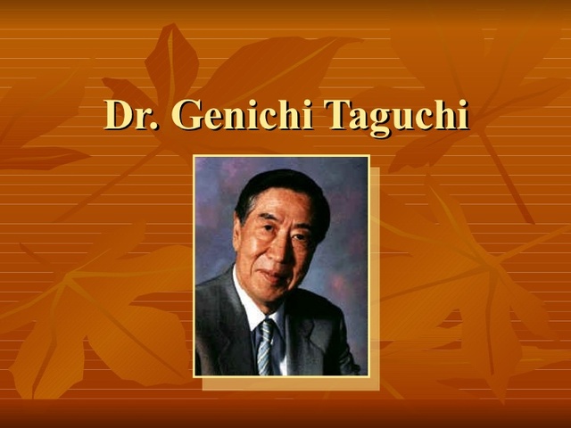 genichi taguchi