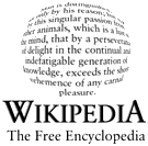 Wikipedia: "Free Knowledge for one and all"
