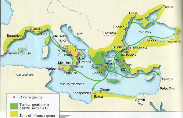 Seconda colonizzazione greca ed età arcaica