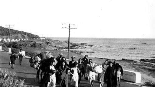 Toma de Málaga por parte de las tropas "nacionales"