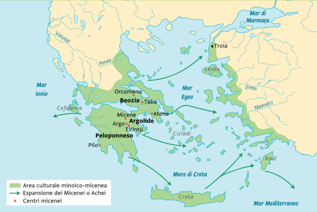 I Micenei conquistano Creta