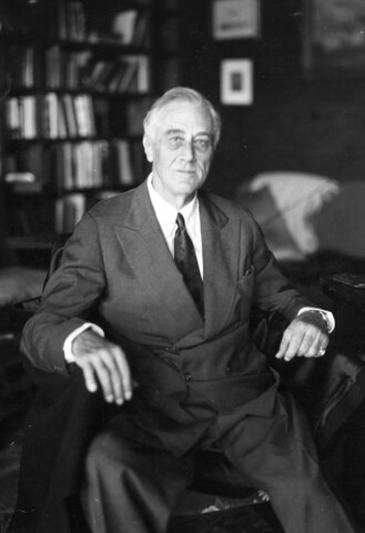 The death of President Roosevelt