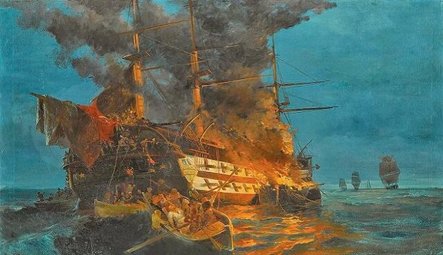 ΑΝΑΤΙΝΑΞΗ ΤΟΥΡΚΙΚΗΣ ΝΑΥΑΡΧΙΔΑΣ ΣΤΗ ΧΙΟ