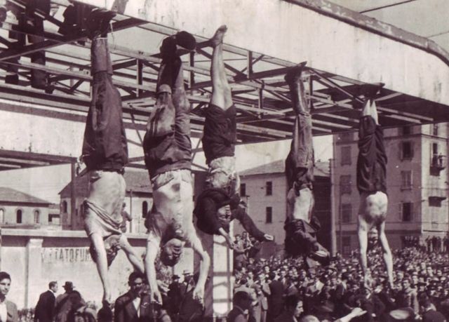 La caída del régimen de Mussolini