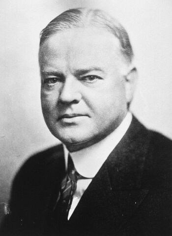 Herbert Hoover becomes president