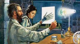 Timeline: Actividad 2 Radiología : Descubrimiento de los rayos X (100 años antes)