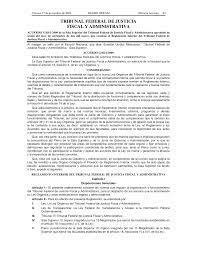 Reglamento Interior del Tribunal Federal de Justicia Fiscal y Administrativa