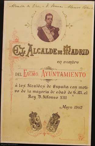 Mayoría de edad de Alfonso XIII