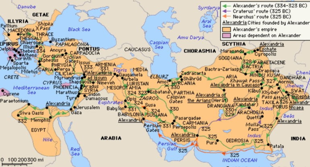 İskender İmparatorluğu’nun kurulması