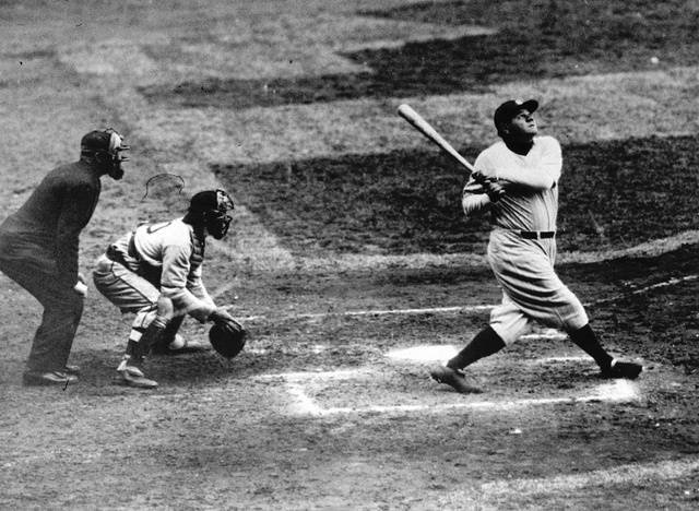 Babe Ruth Hits His 60th Home Run