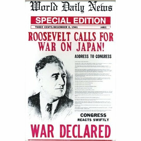 Gli Stati Uniti entrano in guerra