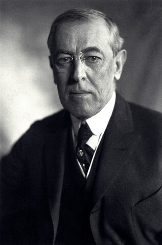 Woodrow Wilson is inaugurated as the 28th president.