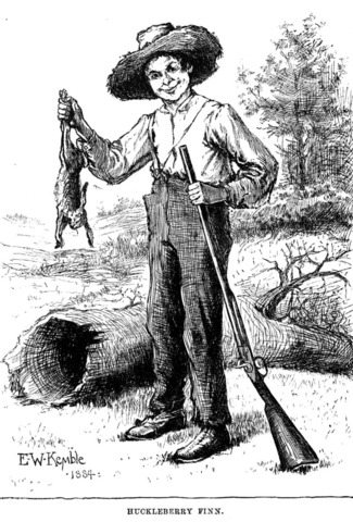 Mark Twain Publishes the Adventures of Huckleberry Finn