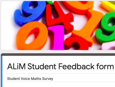 ALiM Student survey