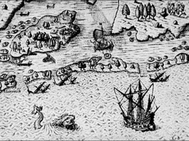 First english expedition to Roanoke