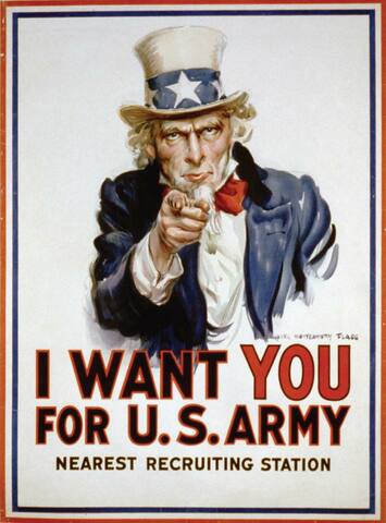 The U.S enters World War I