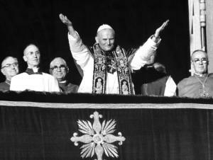 Karol Wojtyla is elected pope of the Catholic church. He becomes Pope John Paul II.