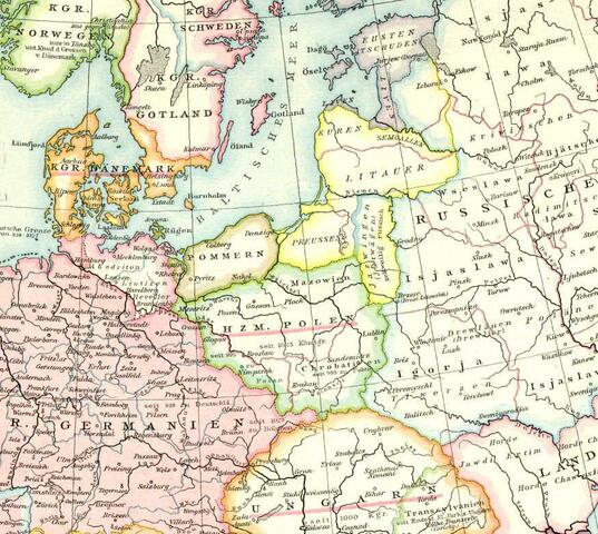 Poland and Lithuania unite to form the Polish- Lithuanian union. The Jagiellonian dynasty begins.