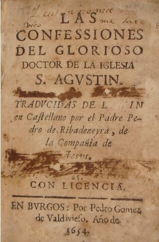 San Agustín compone los trece libros de las Confesiones, que son la clave de su personalidad de pensador.