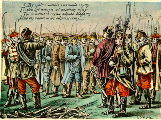 The Polish revolt against Russia, but are defeated.