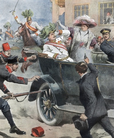 Assassination of Austro-Hungarian, Archduke Franz Ferdinand and his wife