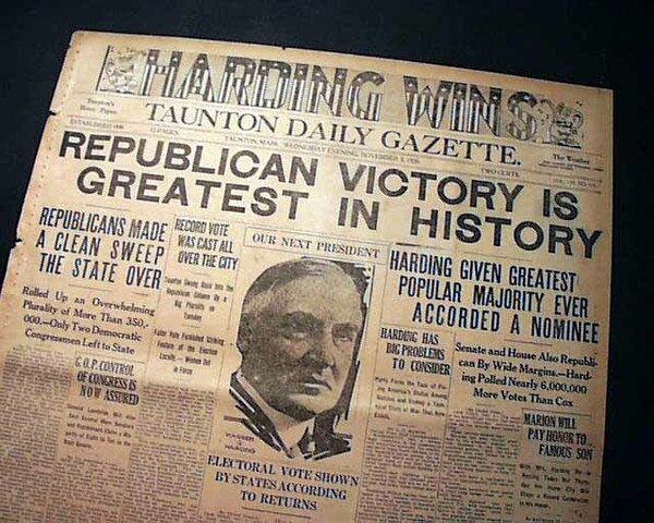 Warren Harding Presidency