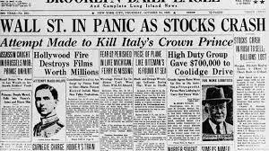 Great Depression Begins