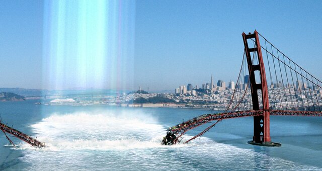 The Golden Gate Bridge Collapses
