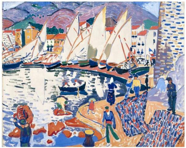 André Derain, Le séchage des voiles, 1905