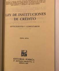 Modelos bancarios de la Ley de Instituciones de Crédito