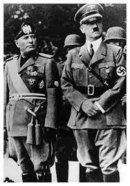 Hitler signs alliance with Mussolini