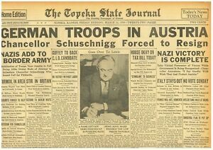 Hitler and Nazi Germany annex Austria