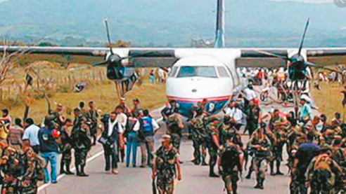 Secuestro del avión de la compañía Aires por parte de las FARC