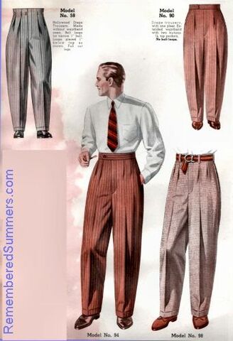 50's Men's Pants