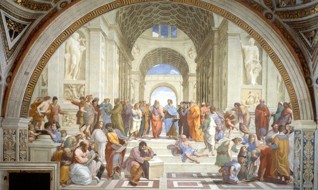 La escuela de Atenas - Renacimiento