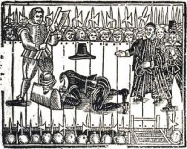 King Charles I is Beheaded