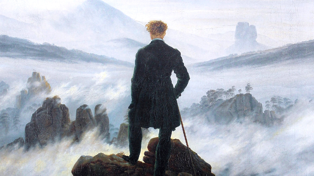 El caminante sobre el mar de nubes - Romanticismo
