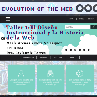 Timeline: El Diseño Instruccional y la Historia de la Web
