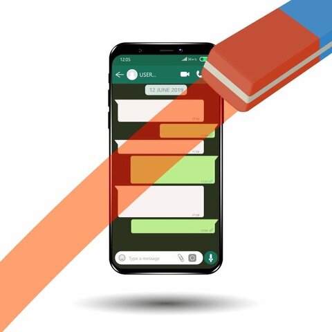 Se puede eliminar los mensajes