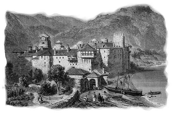 Εγκατάσταση τούρκικης φρουράς στο Άγιος Όρος - Μαύρο Αλώνι