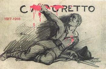L'AUSTRIA SCONFIGGE L'ITALIA A CAPORETTO