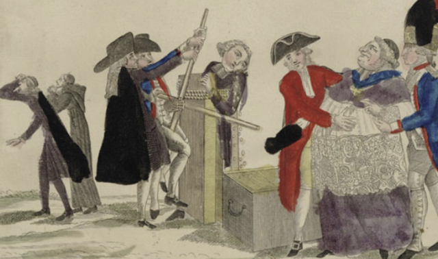 Confiscation et vente des biens du clergé