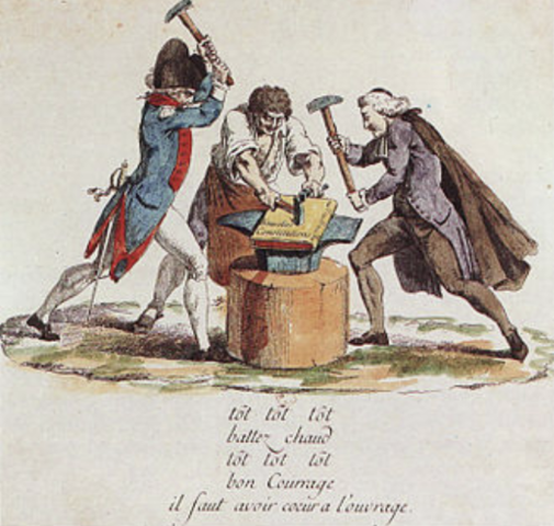 Début de la monarchie constitutionnelle