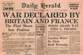 Britain and France declare war on Nazi Germany