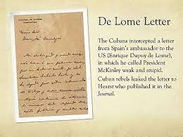Publication of the  de Lôme Letter